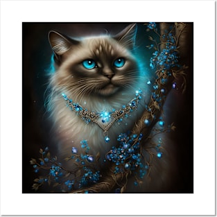 Radiant Ragdoll Cat Posters and Art